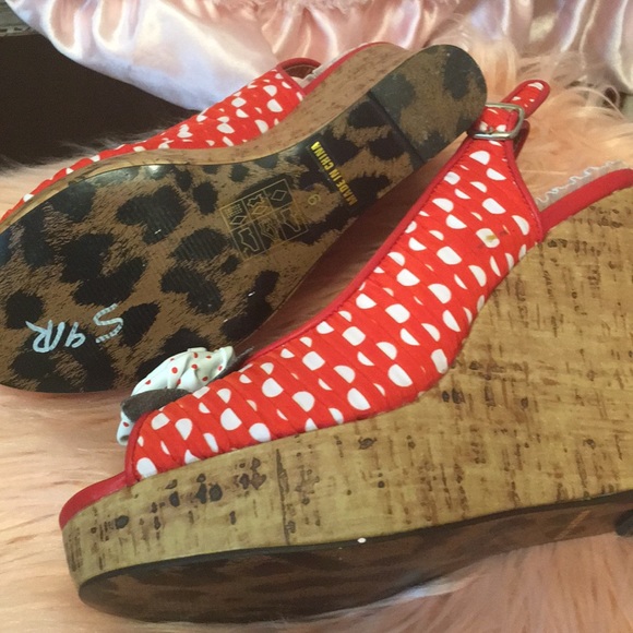 “Reposh” Bettie Page Josie wedges - Picture 3 of 3